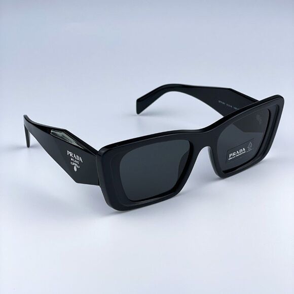 NEW Prada PR08YS 1AB5S0 Black Dark Gray Cat Eye Unisex Sunglasses - Picture 9 of 14